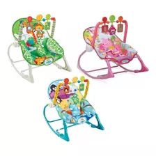 Silla Mecedora Crece Conmigo Funny Smile 0 A 18 Kg Babymovil Color Verde