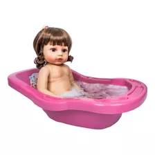 Banheira De Boneca Bebê Reborn Grande Brinquedo Menina 