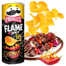 Pringles Flame Spicy Bbq Sabor Churrasco Apimentado Bélgica