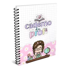 Caderno Da Professora Personalizado Universitário 240 Página