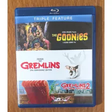 Blu-ray Gremlins 1 & 2 + Os Goonies - 3 Filmes !
