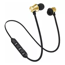 Fones De Ouvido Bluetooth Dourado Resistente A Água X11