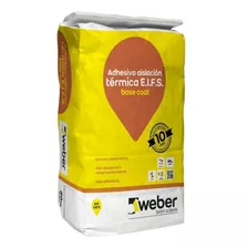 Adhesivo Weber Aislacion Termica Base Coat Saco 20 Kg Eifs