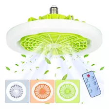 Ventilador De Teto Com Led Lâmpada Novo Com Controle Remoto