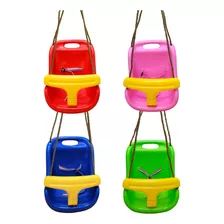 Columpio Para Niños Swing Armable Silla Bebes Bicolor