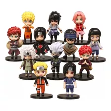 Set 12 Figuritas Naruto Shippuden Colección