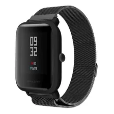 Pulseira Aço Inoxidave Amazfit Bip S (a1821) + Película Nano