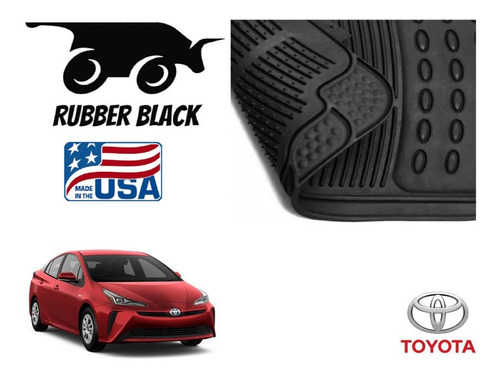 Tapetes Uso Rudo Toyota Prius 2020 Rubber Black Original Foto 4