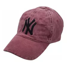 Gorra Ny Jean Vintage Gastada Mujer Hombre Bordada New York