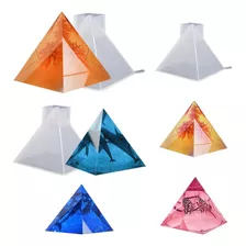 Molde Silicona Piramides Orgones X3 Grande En Resinas Leer