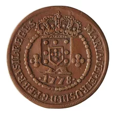 X Reis 1778 C/escudete Gravado Cunho Não Aplicado Em Soberba