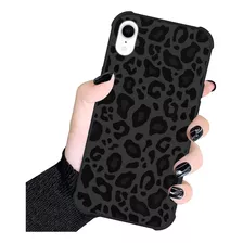Funda Kanghar Para iPhone XR-leopardo Negro