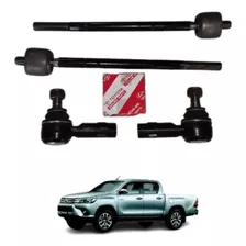 Kit 2 Extremo + 2 Precap Toyota Hilux Año 2017 4x2 4x4