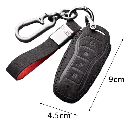 Smart Remote Key Case Cover Fob Remote Control Pu Para Byd Foto 2