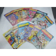 O Fantástico Jaspion Ed Abril 1990 Coleção Completa 12 Vols