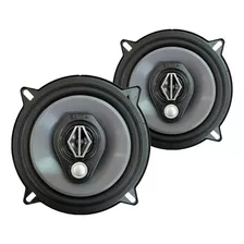 Par Alto Falante 5 Polegadas 120w Rms Bomber Carro Som 4ohms Cor Preto E Vermelho