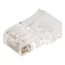 Navepoint Cat6 Ethernet Rj45 Plug, Utp, Paquete De 100, C6-8