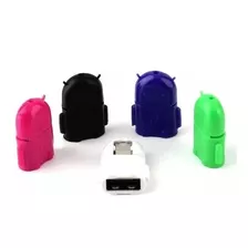 Adaptador Otg V8 Para Usb Robo Android Celular E Tablet