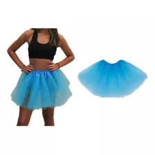 Saia De Tule Super Cheia Infantil De Luxo Com Diversas Cores