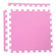 Tatame Eva Infantil Atóxico 0,50 X 0,50m 10mm 1ª Linha Rosa