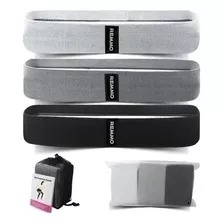 Banda Elástica Ejercicio Entrenamiento X3 Fitness Deportivas Color Negro / Gris / Blanco