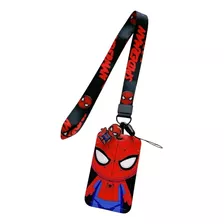 Lanyard+porta Credencial Spiderman