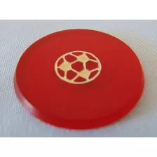 Cod 964 Botão Antigo 3.5 Cm Bola De Ouro Uma Camada Bertisa