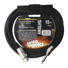 Cable Para Micrófono: Santo Angelo Angl Hg Straight 1-4-inch