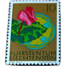 Estampillas De Liechtenstein 1973