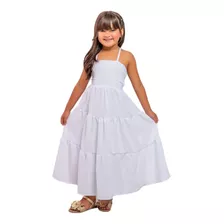 Vestido Infantil Ano Novo Menina Festa Rodado Juvenil Verao