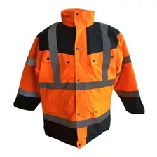 Parka Con Reflectivo Castor Combinada - Montevideo Uniformes