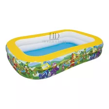 Piscina Hinchable Infantil Mickey Bestway91008 Diseño Disney Color Amarillo