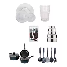 Set Juego Vajilla Completo 95 Pzs Bateria Cocina Kit Pack