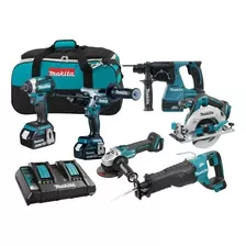 Makita Li-ion Cordless 6-tool Combo W/2 Batteries & Charger