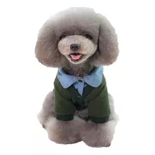 Chaleco Para Perros Talle Xl | Sweter Verde Con Cuello De Camisa Para Perros Marca Lookmy | Camperita Con Mangas Y Cierre Con Broches Para Mascotas Perros Y Gatos |