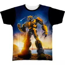 Camiseta Camisa Bumblebee Transformers Infantil 01
