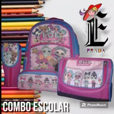 Morral Escolar Combo 