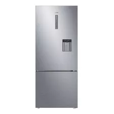 Refrigerador Bottom Freezer 423.5l Nuevo Inox Haier Hbm425em