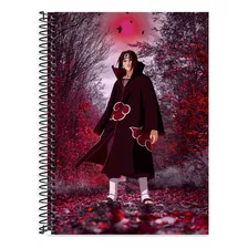 Caderno Escolar Itachi 10 Matérias Capa Dura