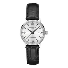 Reloj Certina Ds Caimano Cuero Negro