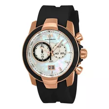 Reloj Technomarine Tm-615010 Negro Hombre Color Del Bisel Oro Rosa-negro Color Del Fondo Blanco