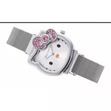 Reloj Hello Kitty De Vintage Reloj Kawaii Correa Metal Acero