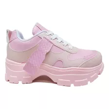 Zapatillas Nenas/niñas Urbana Mujer Plataforma T. 27 Al 34