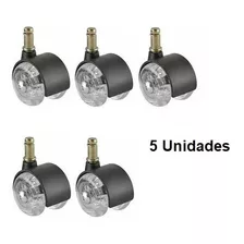 2 Rodinhas S Travas 50mm Para Cadeiras Gamer 45kg