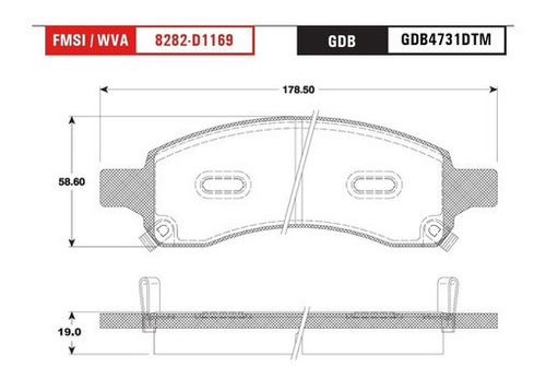 Kit Balatas D/t Ceramica Trw Saab 9-7x 4.2 2006 Foto 2