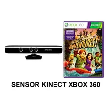 Sensor Kinect Xbox 360 + Jogo Kinect Adventures Original