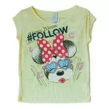 Blusa Baby Look T-shirt Camiseta Juvenil Feminina Disney 16