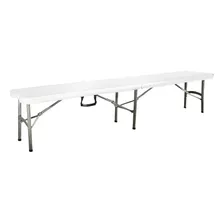 Banca Plegable 180 Cms Blanca Northwest