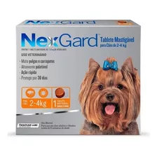 Comp Nexgard 2 A 4 Kg Com 1 Tablete Antipulga Carrapato