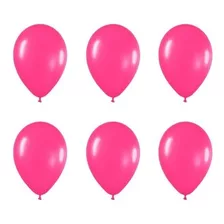 Pack X 10 Globos De Latex Fucsia De 12 Pulgadas